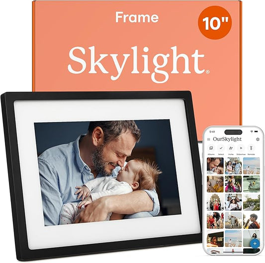 Skylight Frame – WiFi Digital Picture Frame Customer Support, Touch Screen Digital Photo Frame with Easy Setup, Photo Gift...