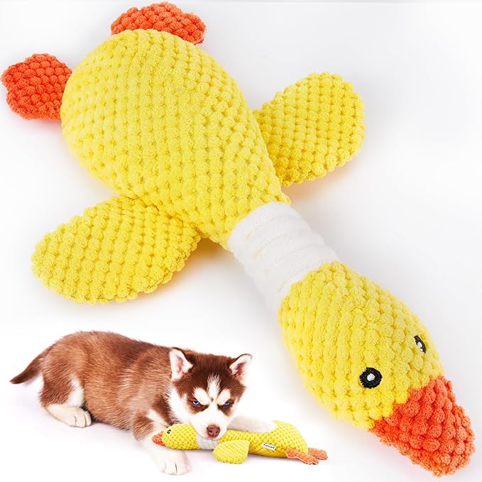 Vitscan Durable Dog Toys for Small Large Dogs, Dog Chew Toy for Not Aggressive Chewers, Tough Squeaky Interactive Dogs Toy...