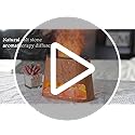 Essential Oil Diffuser : 260ml Aromatherapy Diffuser & Himalayan Salt Lamp with Remote Control & Timer,Cool Mist Humidifie...