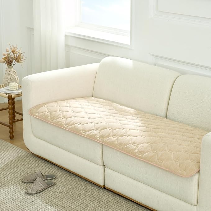 COZY KISS Cooling Couch Cover for Dog Washable, Q-Max > 0.4 Summer Cool Sofa Pad for Car Seat Protector, Liquid Pee Proof ...
