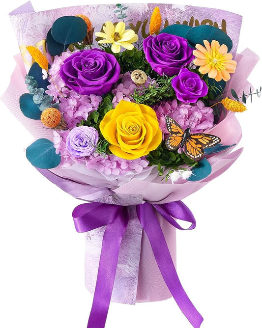 Beaulasting Roses Mothers Day Flowers for Delivery Prime Forever Flowers Mom Preserved Roses Bouquets Flower Birthday Gift...