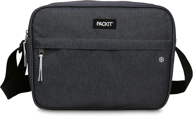 PackIt Freezable Zuma Can Cooler, Built with EcoFreeze Technology, Collapsible, Reusable, Zip Closure with Adjustable Shou...