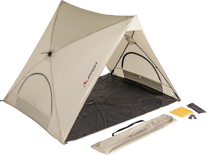 Lippert Picnic Popup Sun Shelter for Camping, Beach Trips and Outdoor Concerts - Tent