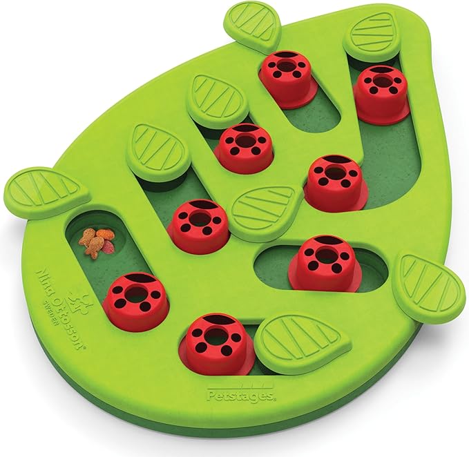 Catstages Nina Ottosson Buggin' Out Puzzle & Play – Interactive Cat Puzzle Feeder for Indoor Cats, 16 Hidden Treat Compart...