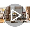Softalker Throw Pillow Covers 18x18 Inch, Set of 4, Corduroy Soft Striped Farmhouse Boho Pillow Cover, Modern Decorative C...