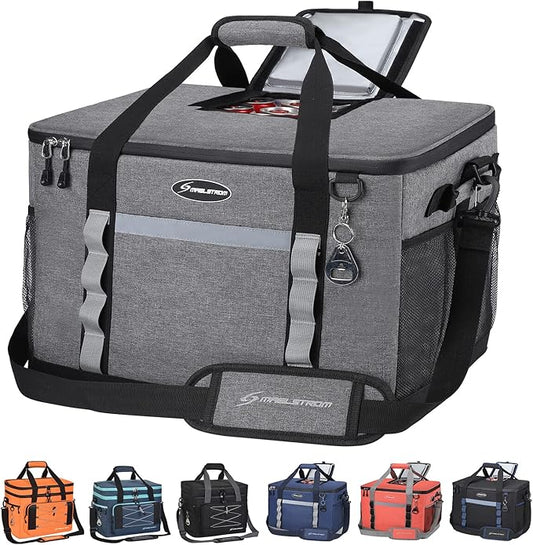 Maelstrom Collapsible Soft Cooler Bag,35/55/75 Cans Beach Cooler with Flip Top Lid, Ice Chest, Leakproof & Portable for Be...