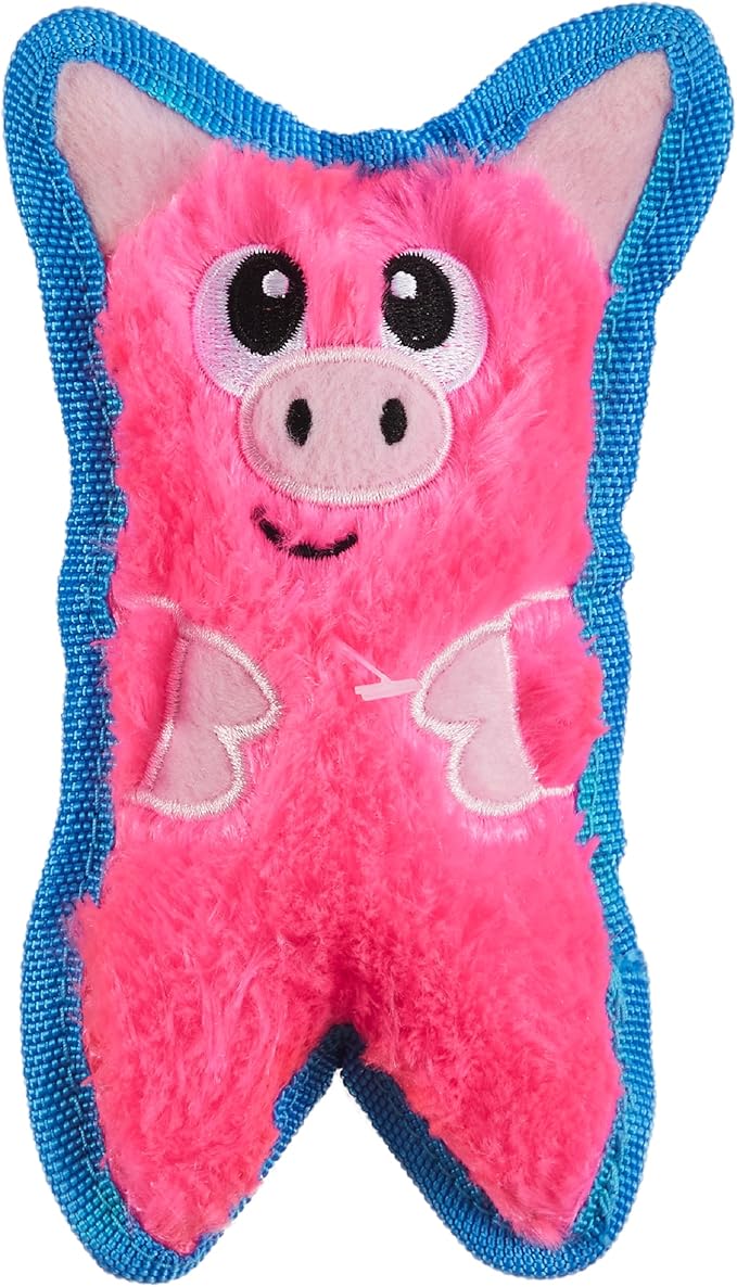 Outward Hound Durablez Minis – Squeaky Plush Dog Toy, No Stuffing for Less Mess, Interactive & Tough, Jumbo Squeaker, Pupp...