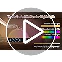 HAODINGMAI Sunrise Alarm Clock Wake Up Light with Sunrise Simulation White Noise Machine Touch Control Bedside Lamps Color...
