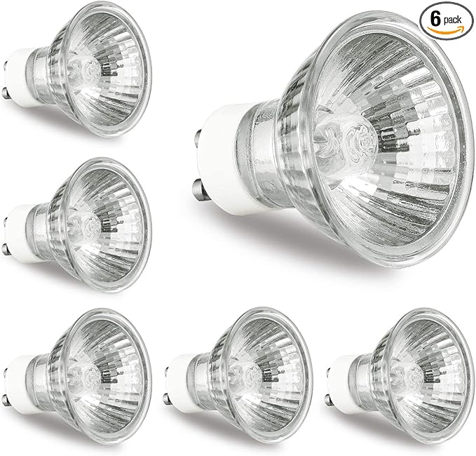 GODONLIF GU10 Bulb 120V 50W Light Bulbs for Candle Warmer Lamp, GU10+C, MR16 with Glass Cover, 2700K Warm White, Dimmable,...