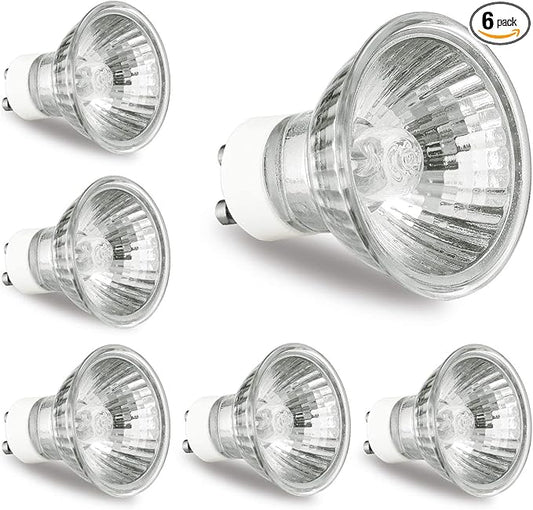 GODONLIF GU10 Bulb 120V 50W Light Bulbs for Candle Warmer Lamp, GU10+C, MR16 with Glass Cover, 2700K Warm White, Dimmable,...