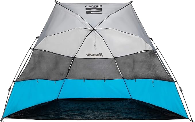 Franklin Sports Sideline Sunblocker Shelter - Easy Set Up - Portable and UPF 50+ Protected Design - Great for Beach and Sp...