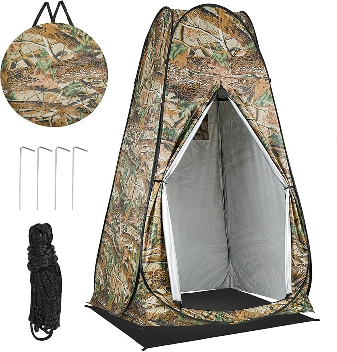 UMIKOOL DIRECT Pop Up Pod Changing Room Privacy Tent, Portable Outdoor Shower Tent, Camp Toilet, Rain Shelter for Camping,...