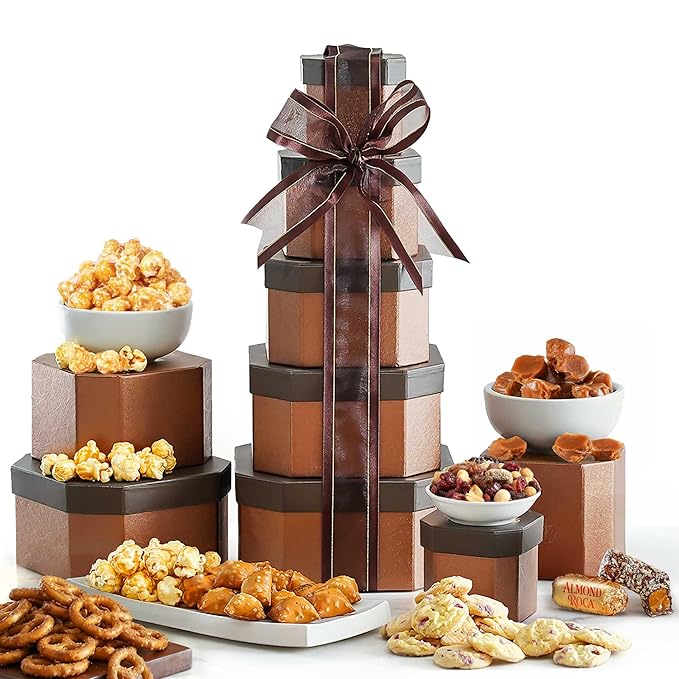 Broadway Basketeers Gift Basket – Kosher Gourmet Snack Food Gifts for Women, Men, Family, Thank You, Corporate
