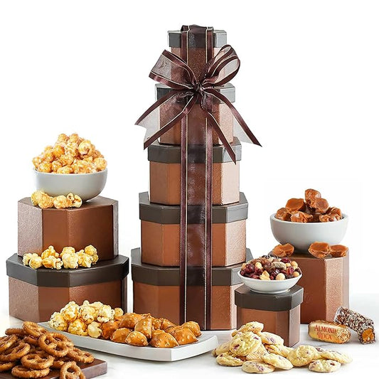 Broadway Basketeers Gift Basket – Kosher Gourmet Snack Food Gifts for Women, Men, Family, Thank You, Corporate