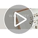 wallwisy 8.5x11 Picture Frame, Solid Oak Wood 8.5 by 11 Picture Frame with Mat to 6x8(Openning Size is 5.5x7.5), 11x8.5 Na...