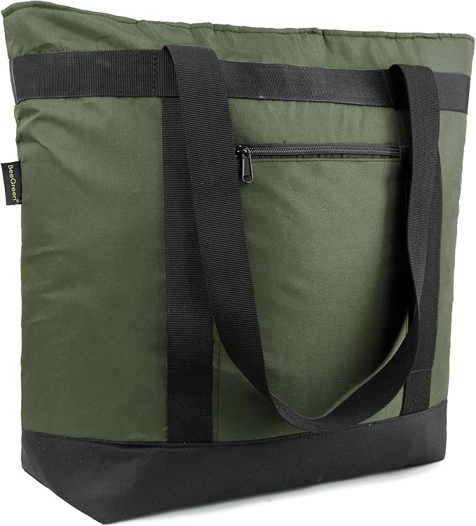 BeeGreen Cooler Bag Soft Insulated Tote for Beach Travel Grocery Shopping Lunch Portable Large Ice Coolers with Handle Har...