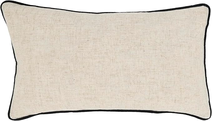 SARO LIFESTYLE Toscana Daydream Throw Pillow Cover with Piping