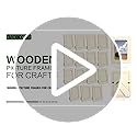 VOKOY 20 Pack Wooden Picture Frames for Crafts, DIY Wood Craft Picture Frames Bulk for 4" x 6" Photos,Unfinished Standing ...