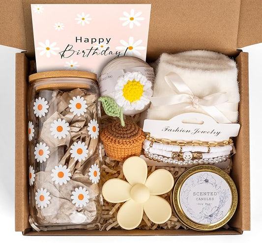 Birthday Gifts for Women, Self Care Gifts Baskets Care Package for Women, Happy Birthday Gifts for Teen Girls, Her, Mom, S...