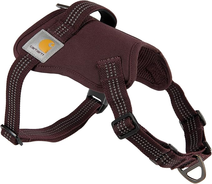 Carhartt Nylon Duck No Pull Dog Harness, Fully Adjustable Dog Harness with Quick Control Handle and Reflective Accents, De...