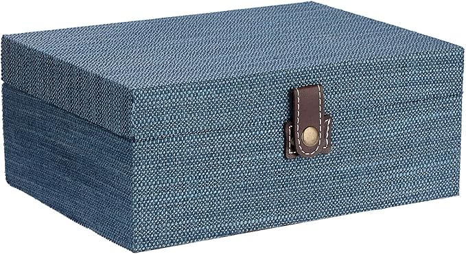 ELLDOO Wooden Keepsake Box, Decorative Box with Hinged Lid Memory Box for Photos Tarot Cards Letters Gifts, Travel Jewelry...