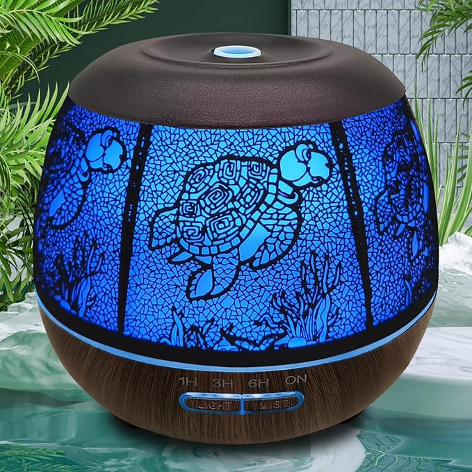 Essential Oil Diffuser for Home,500ML Aromatherapy Diffusers for Essential Oils Large Room with Cool Mist Humidifiers for ...