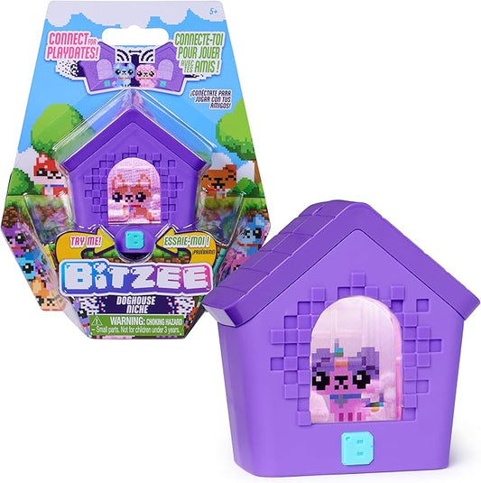 BITZEE, Doghouse Interactive Toy with 15 Puppies Inside, 3D Playroom, Reacts to Touch, Digital Pet Kids Toys for Girls & B...