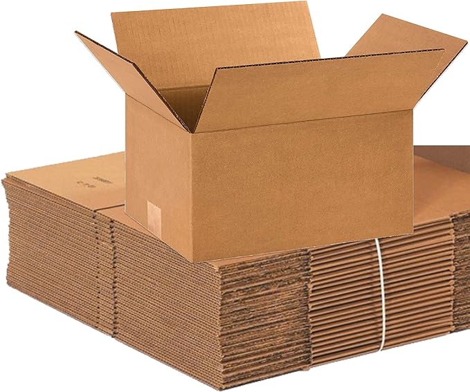 BOX USA Shipping Boxes 12"L x 9"W x 6"H, 25-Pack Small Corrugated Cardboard Boxes for Shipping, Mailing, Packing, Packagin...