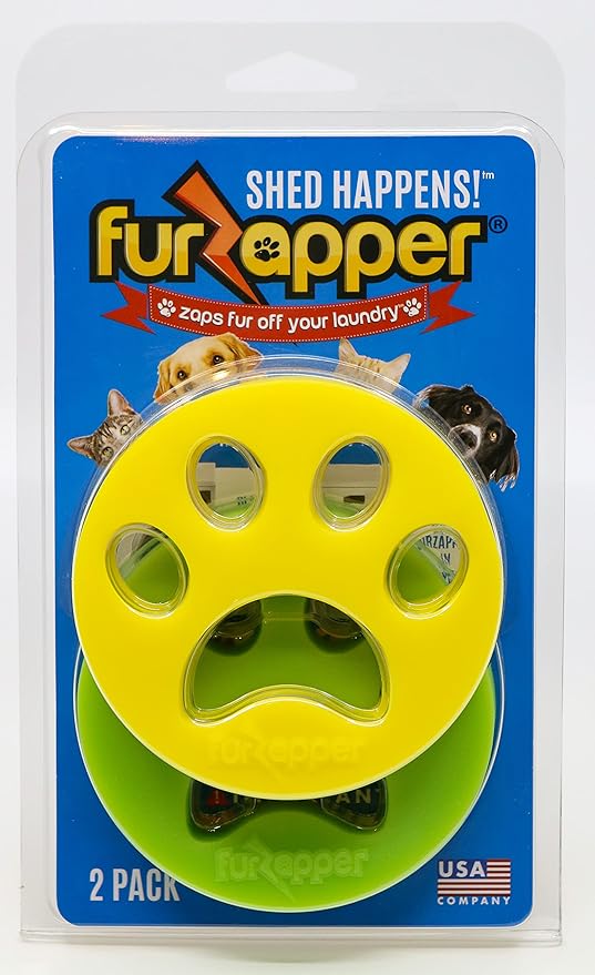 FurZapper Pet Hair Remover for Laundry, 2 Pack - Reusable Dog & Cat Hair Remover Tool As Seen on Shark Tank - Removes Pet ...