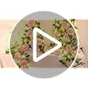 2 Pcs Flower Garland with 19.6 Ft Lights, 13.2 Ft Pink Floral Garland Fake Flowers for Wedding Arch Party Wall Garden Room...