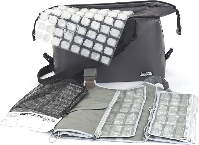 FlexiFreeze Ice Vest Professional Cooling Kit - Cooling Vest with Additional Refill Panel and Travel Cooler
