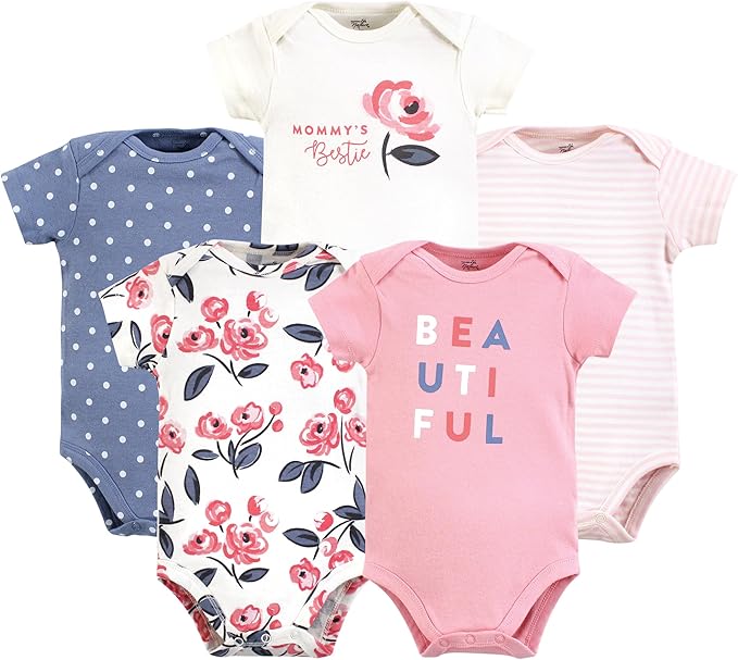 Touched by Nature Unisex Baby Organic Cotton Bodysuits