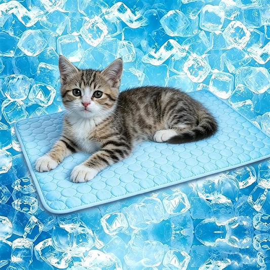Dog Cooling Mat, Upgraded Arc-Chill Cooling Mat for Dogs Q-Max>0.4, Washable Dog Cooling Pad, Non-Slip Portable Cooling Pa...