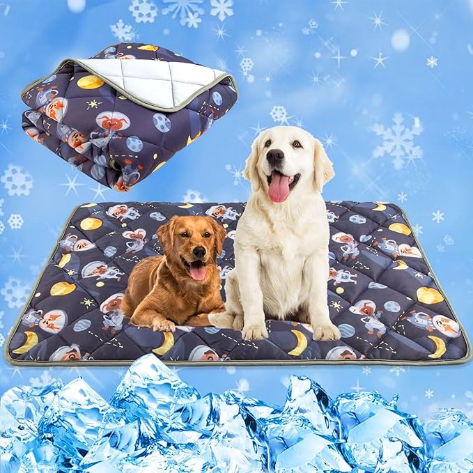 Paw Legend Dog Cooling Mat for Dogs Cat Cooling Pad for Dog Pet Cooling Mat Cooling Blanket Summer Cool Tech Fabric Washab...