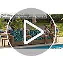 Joy Bubble 8 Pack Outdoor Cushion Covers Water Resistant High Stretch Fit Patio Cushion Covers 180g Couch Seat Slipcovers ...