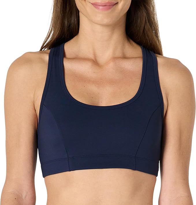 Amazon Essentials Women's Active Total Train Medium Support Racerback Sports Bra