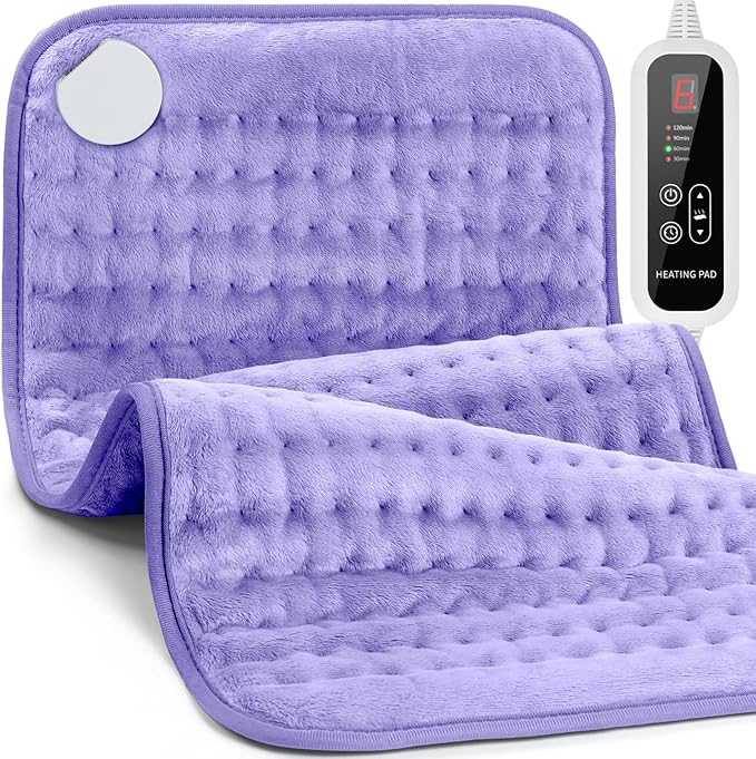Heating Pad for Back Pain Relief - 33"x17" Extra Large Electric Heat Pad,6 Heat Settings &4 Auto Off, Machine Washable,Ove...