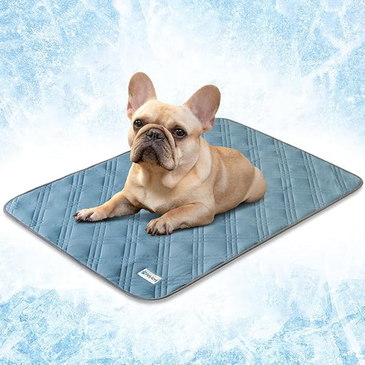 PetAmi Waterproof Cooling Mat for Dog, Premium Pet Cooling Blanket for Bed Crate, Anti Slip Indoor Dog Cool Pad for Sleepi...