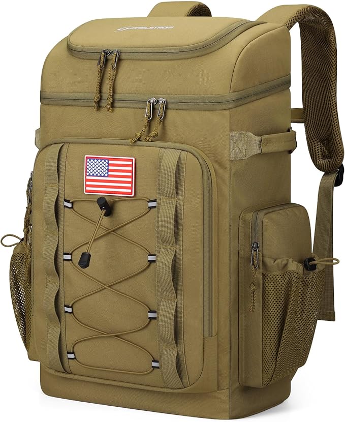 Maelstrom Backpack Cooler,Soft Lightweight Leakproof Cooler Backpack,Men Women 35/50 Can Insulated Cooler Bag,Keeps Hot/Co...