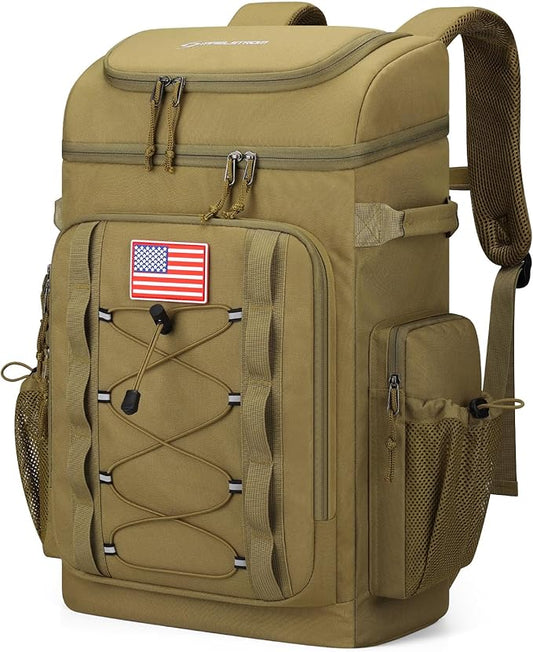 Maelstrom Backpack Cooler,Soft Lightweight Leakproof Cooler Backpack,Men Women 35/50 Can Insulated Cooler Bag,Keeps Hot/Co...
