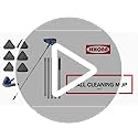JEHONN Wall Cleaner Mop with Long Handle 82 Inches, 3-in-1 Ceiling Cleaning Tool Duster with 6 Replacement Microfiber Chen...