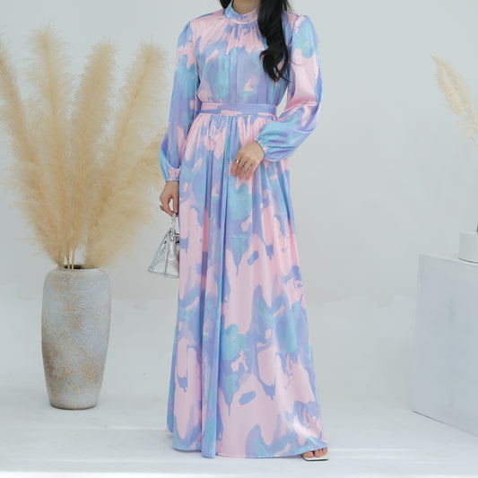 European And American Middle East Pure Beauty Printing Dress