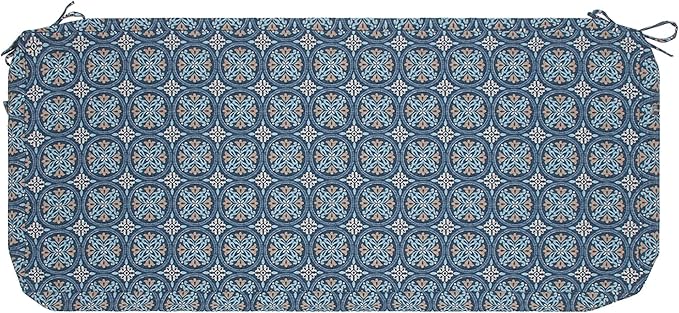 Magpie Fabrics Patio Bench Cushion Cover 45x18x3 Inch, NO Insert! Water&Fade Resistant Outdoor Loveseat Replacement Cover ...