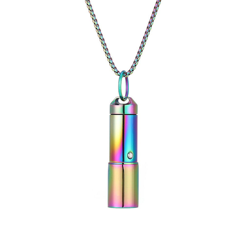 Type-c Charging Torch Lighting Emergency Rescue Necklace