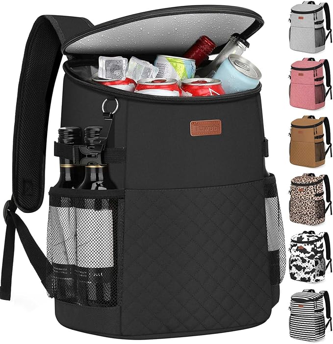 Soft Cooler Backpack 30 Cans/45 Cans, Backpack Coolers Insulated Leak Proof Thermal Lunch Backpack for Men Work Small Cool...