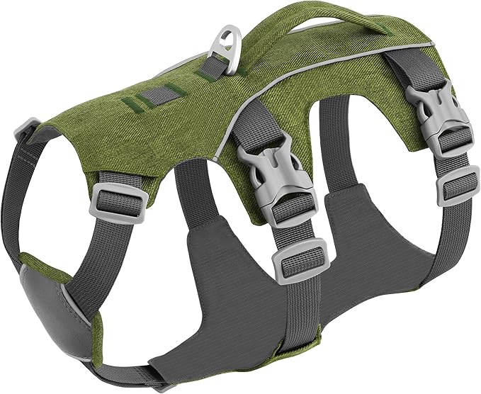 AKAILEA Escape Proof Dog Harness Medium Sized Dog, Reflective No Pull Dog Vest with Handle, Lightweight Full Body Pet Harn...