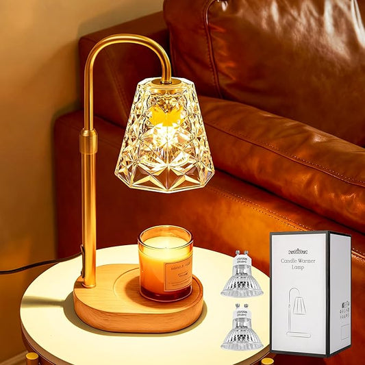 ESUNYD Candle Warmer Lamp with Timer, Birthday Gifts for Women Mom, House Warming Gifts New Home, Wax Melt Warmer for Scen...