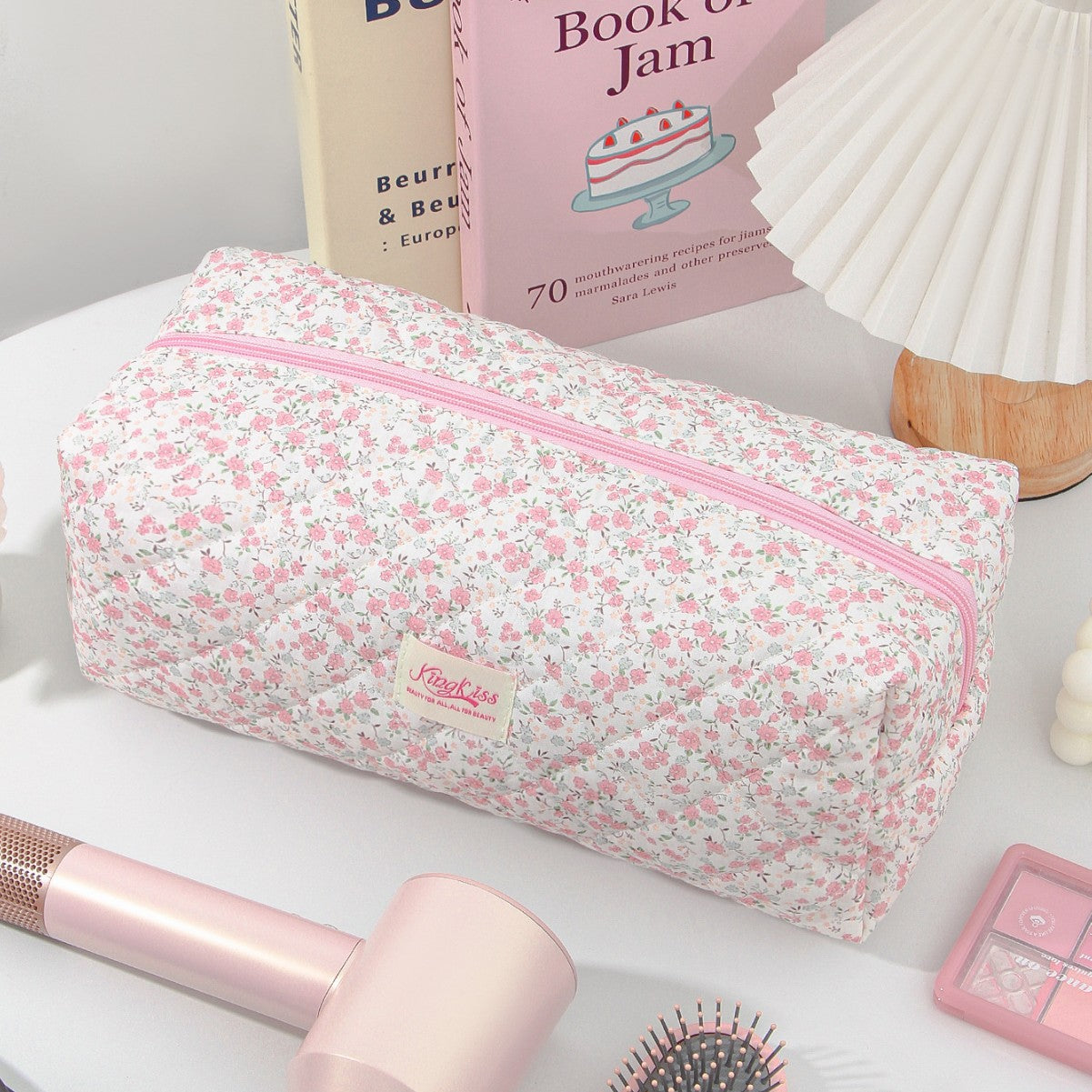 High-Capacity Portable Travel Hair Dryer Storage Bag