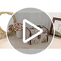 ELLDOO Butterfly Treasure Chest Box, Wooden + PU Leather Storage Decorative Box for Jewelry Trinkets, Keepsakes box for Gi...