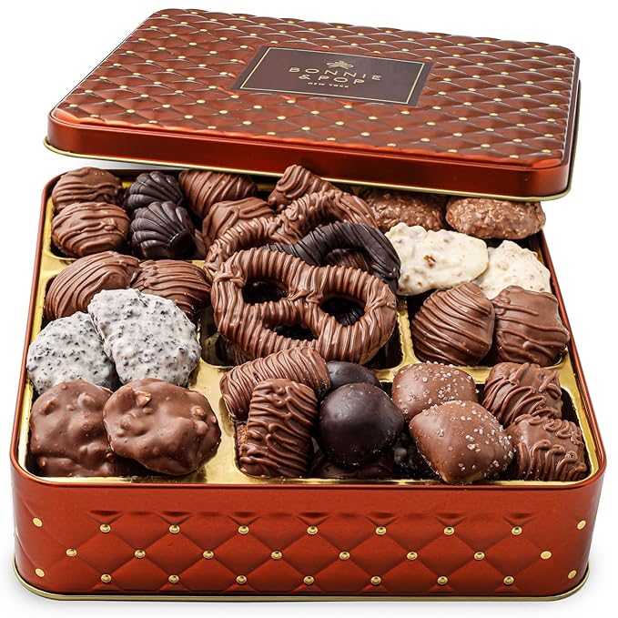 Chocolate Gift Basket, Candy Food Gifts Arrangement Platter, Gourmet Snack Box, Holiday Present Idea, Corporate, Employee ...